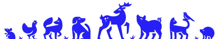 Animals silhouette