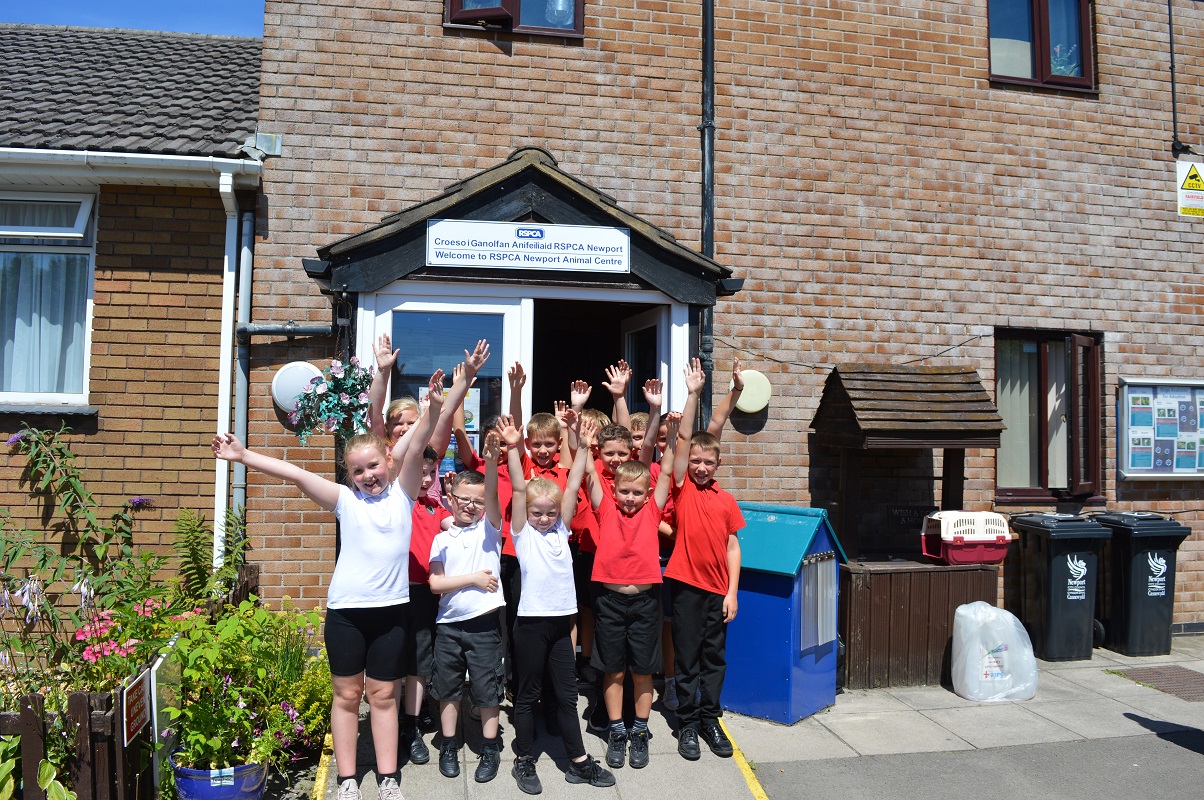 'Most Compassionate Class' visits Newport animal centre