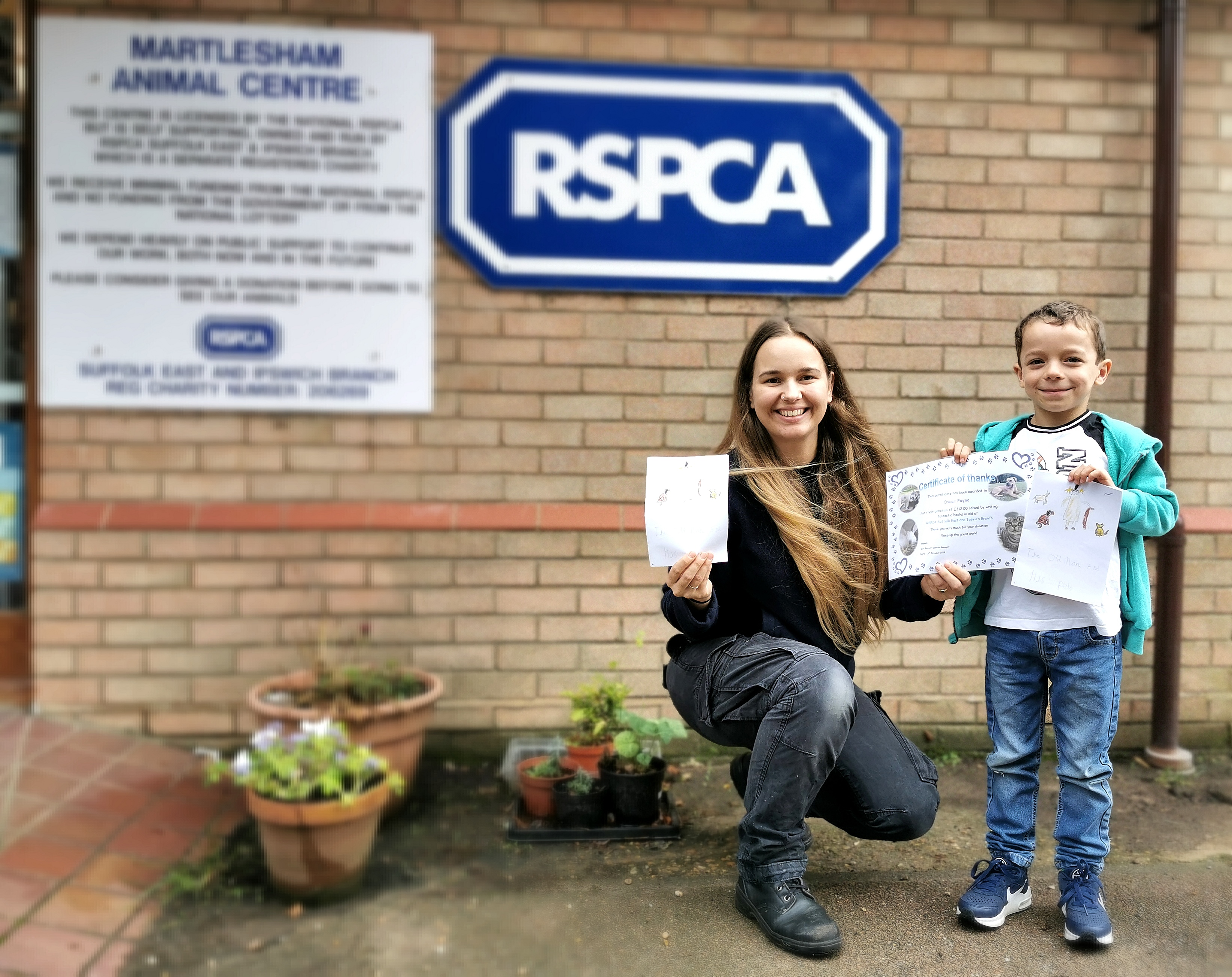 Kid fundraisers for RSPCA