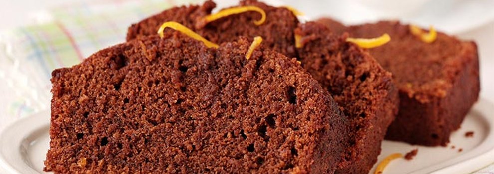 Sticky chocolate and orange cake